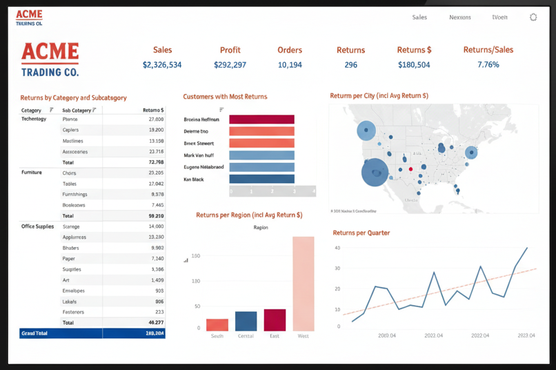 Business Intelligence Dashboard